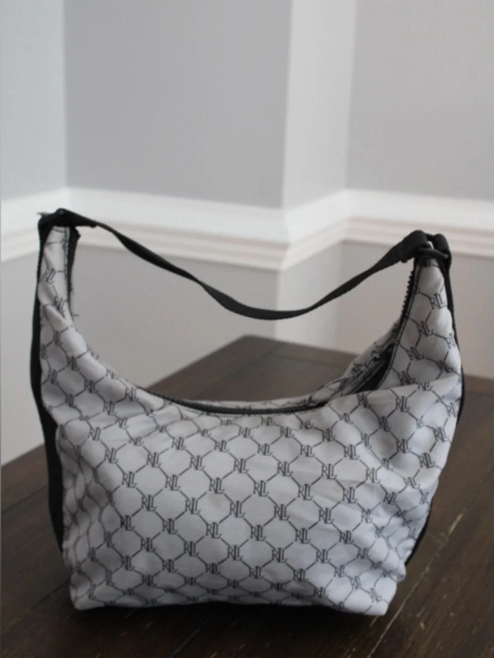 Lauren Ralph Lauren Y2K logo hobo bag